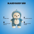 Blauer Buddy Bär