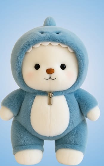 Blauer Buddy Bär