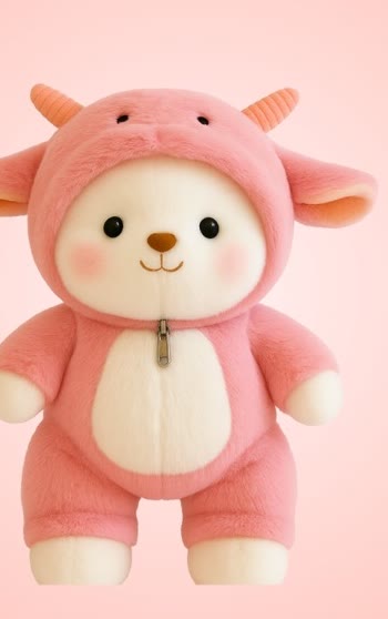 Pinker Buddy Bär