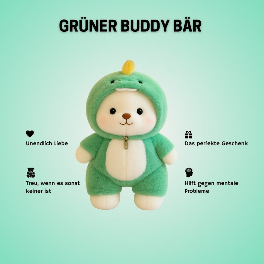 Grüner Buddy Bär